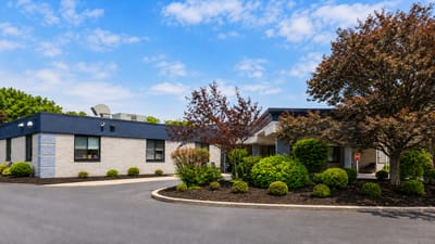 Exterior view of Garden Gate Health Care Facility entrance