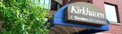 Entrance sign of Kirkhaven facility