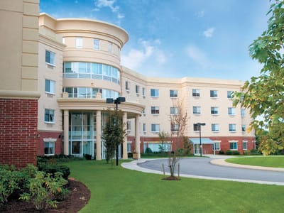 Exterior view of Fulton Commons Care Center Inc building