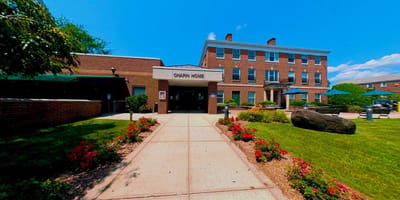 Front entrance of Chapin Home for the Aging