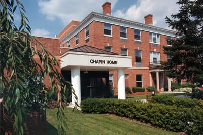 Exterior view of Chapin Home building entrance