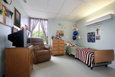 Cozy resident room with personal decorations