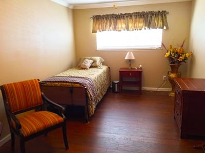 Cozy private room with a single bed and window