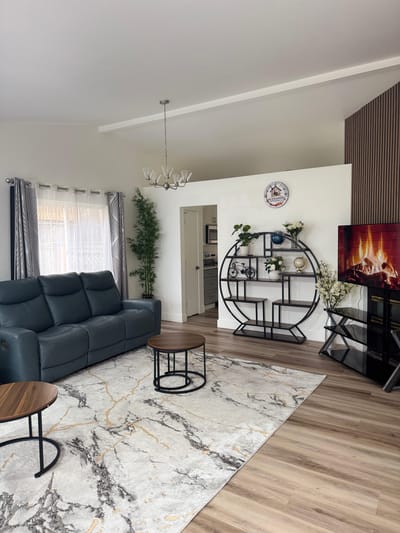 Cozy common area with comfortable seating and decor
