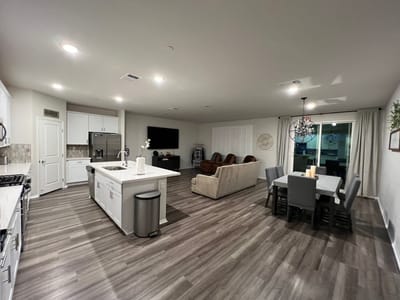 Modern common area in a senior living facility