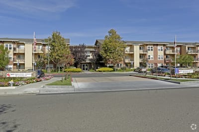 Exterior view of Greenhaven Terrace assisted living facility