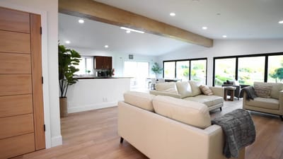 Modern interior common area with natural light