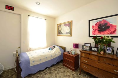 Cozy private resident room with personal touches