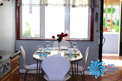 Logo of Blue Jasmine Villa on a dining area image
