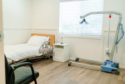 Clean and spacious private resident room