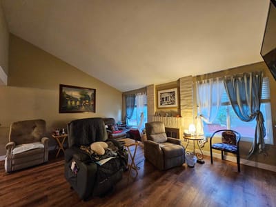 Cozy common area with comfortable seating and natural light