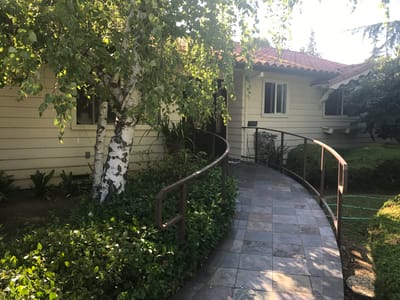 Exterior view of the Casa Pastel Care Home entrance