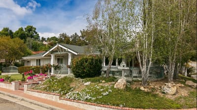 Exterior view of a cottage-style senior living facility
