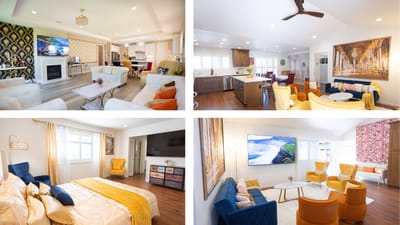 Bright and inviting common areas of an assisted living facility