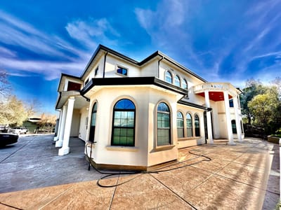 Front exterior view of a senior care facility building