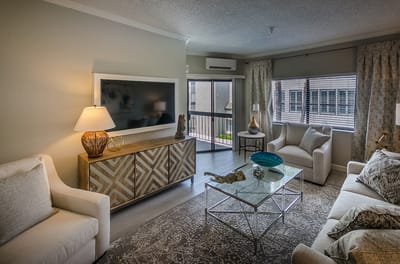 Stylish interior of a resident living space