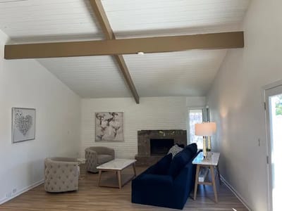 Cozy common area with seating and natural light