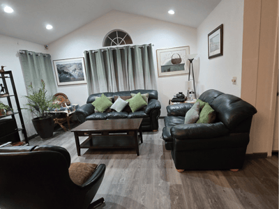 Cozy common area with comfortable seating