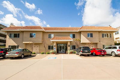 Exterior view of Mills Estate Villa building