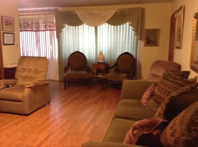 Cozy common area with seating and decor