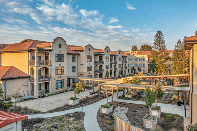 Exterior view of The Meadows of Napa Valley Care Center