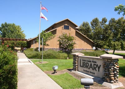 Exterior view of a building with signage