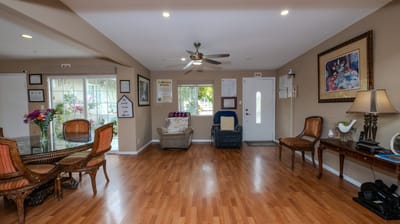 Interior common area with seating and decor