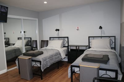 Cozy shared resident room with two beds