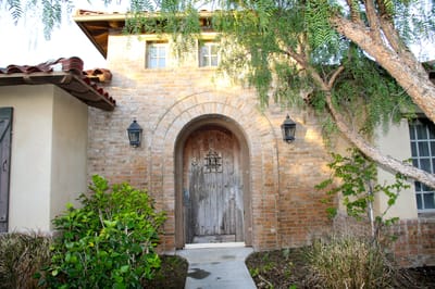Front entrance of a residential style building