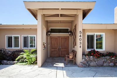 Front entrance of Sea Breeze Senior Living