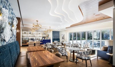 Bright and modern dining area with stylish decor