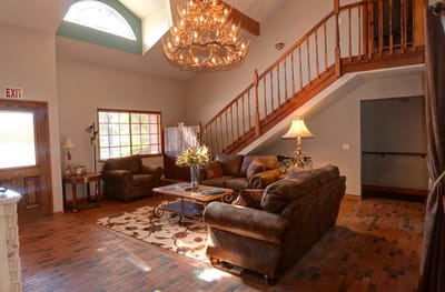 Cozy common area with comfortable seating