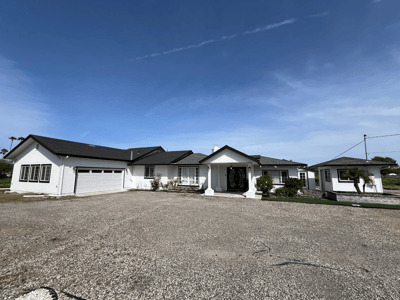 Exterior view of a senior living facility