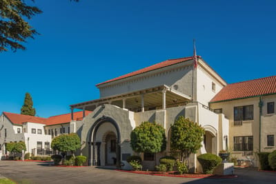 Exterior view of California Mission Inn - Rose Manor