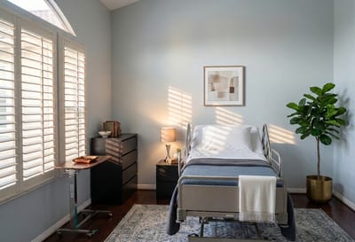 Cozy private room in assisted living facility