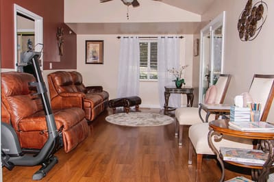 Cozy living room with comfortable seating