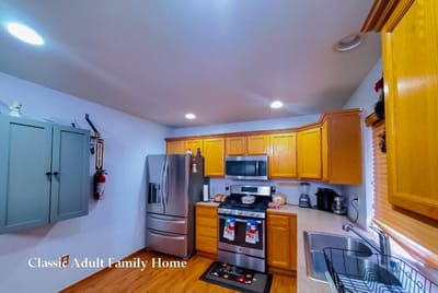 A warm and inviting kitchen space