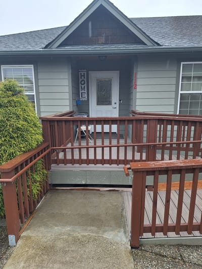 Exterior of the 1st Charleon Adult Family Home entrance