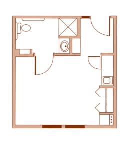 studio floor plan