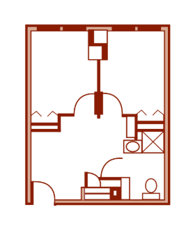 two bedroom apartment floorplan
