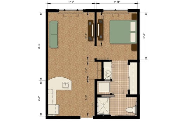 AL - 1 Bed