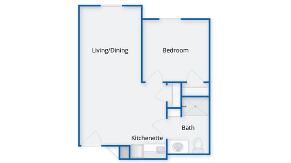 Memory Care One Bedroom