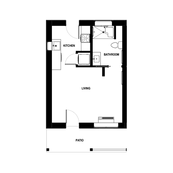 Studio Unit Townhome