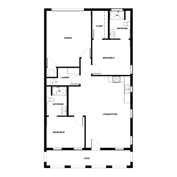 2 Bedroom