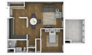 Large One Bedroom