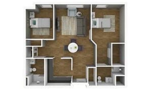 Large Two Bedroom