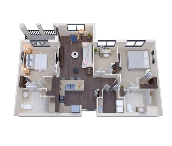Aruba floor plan