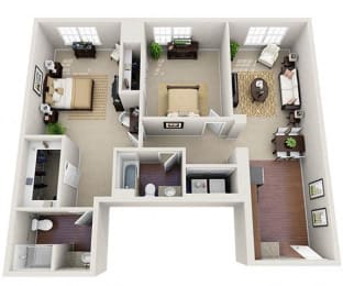 MAGNOLIA Floor Plan at Arbor Hills, Lakeland