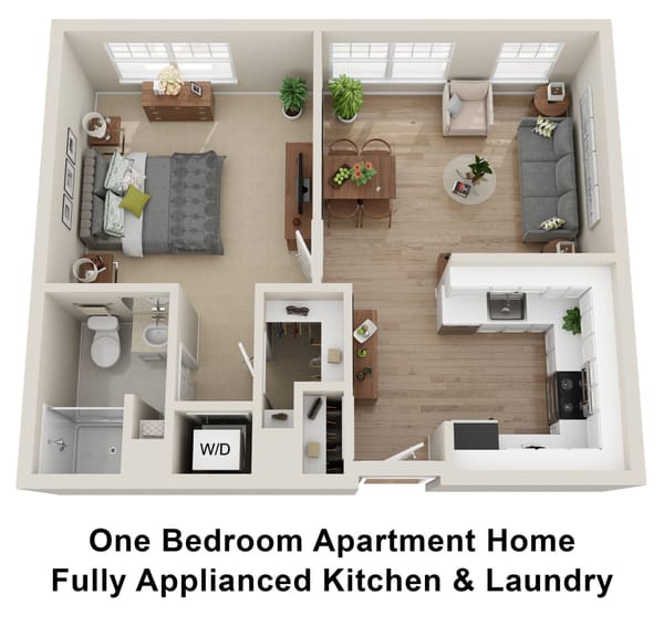 One Bedroom Apartment Home