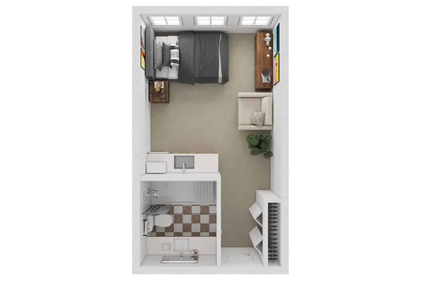 Concord Place Supportive Living Suite Floor Plan